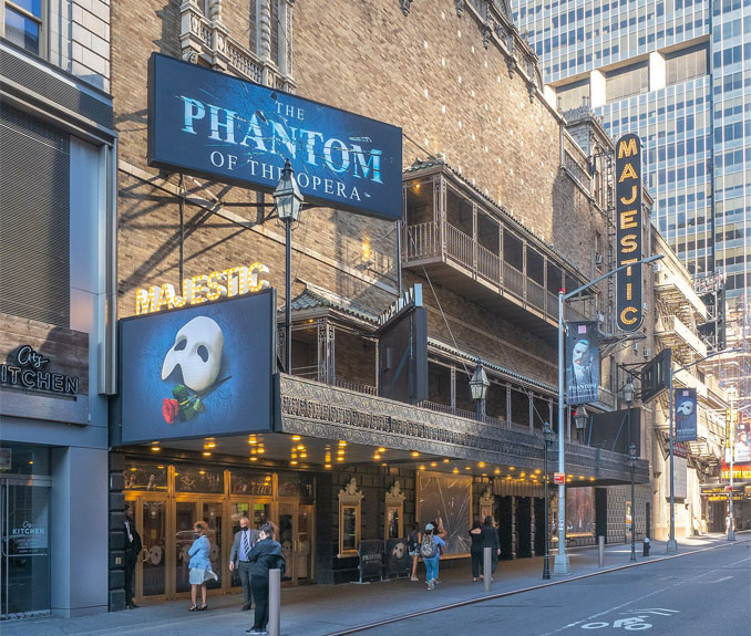 Majestic Theatre in Manhattan, New York City, United States